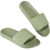 Sandales claquettes plastique vert uni T36/37