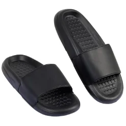 Sandales claquettes plastique noir uni T38/39