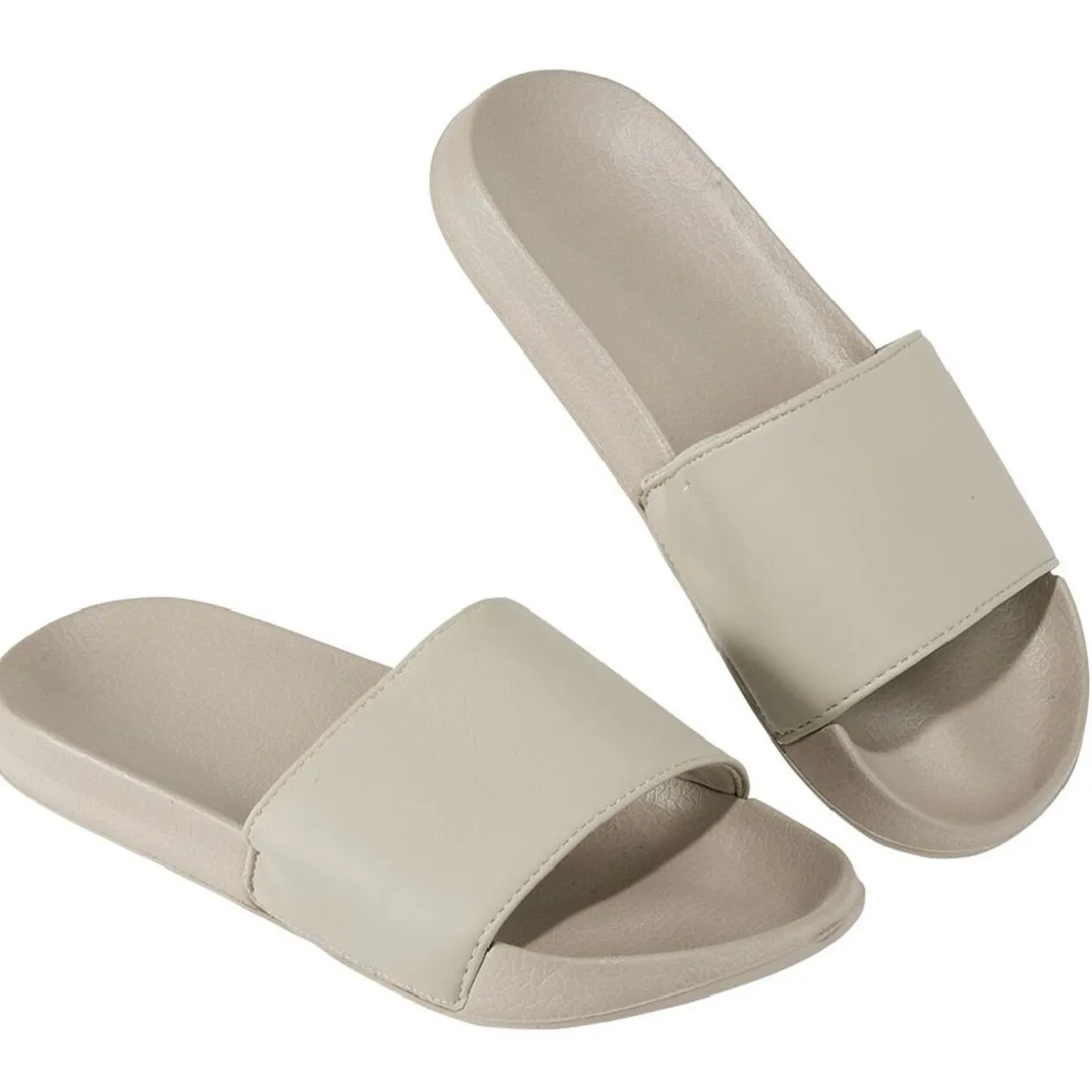 Sandales claquettes plastique gris uni T42/43