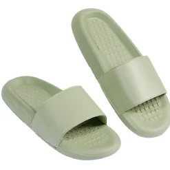 Sandales claquettes plastique vert uni T42/43