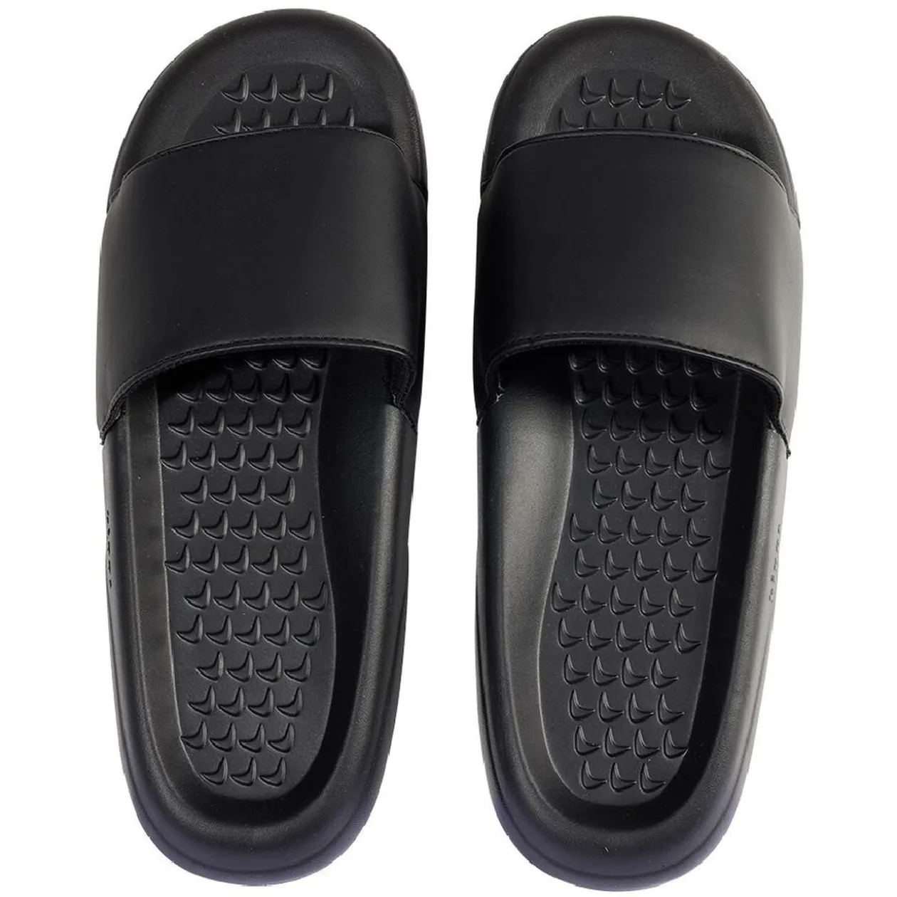 Sandales claquettes plastique noir uni T44/45