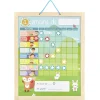 Semainier en bois avec récompenses pour enfant