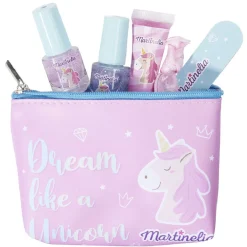 Set de beauté et trousse cosmétique Martinelia Little Unicorn 6 pièces