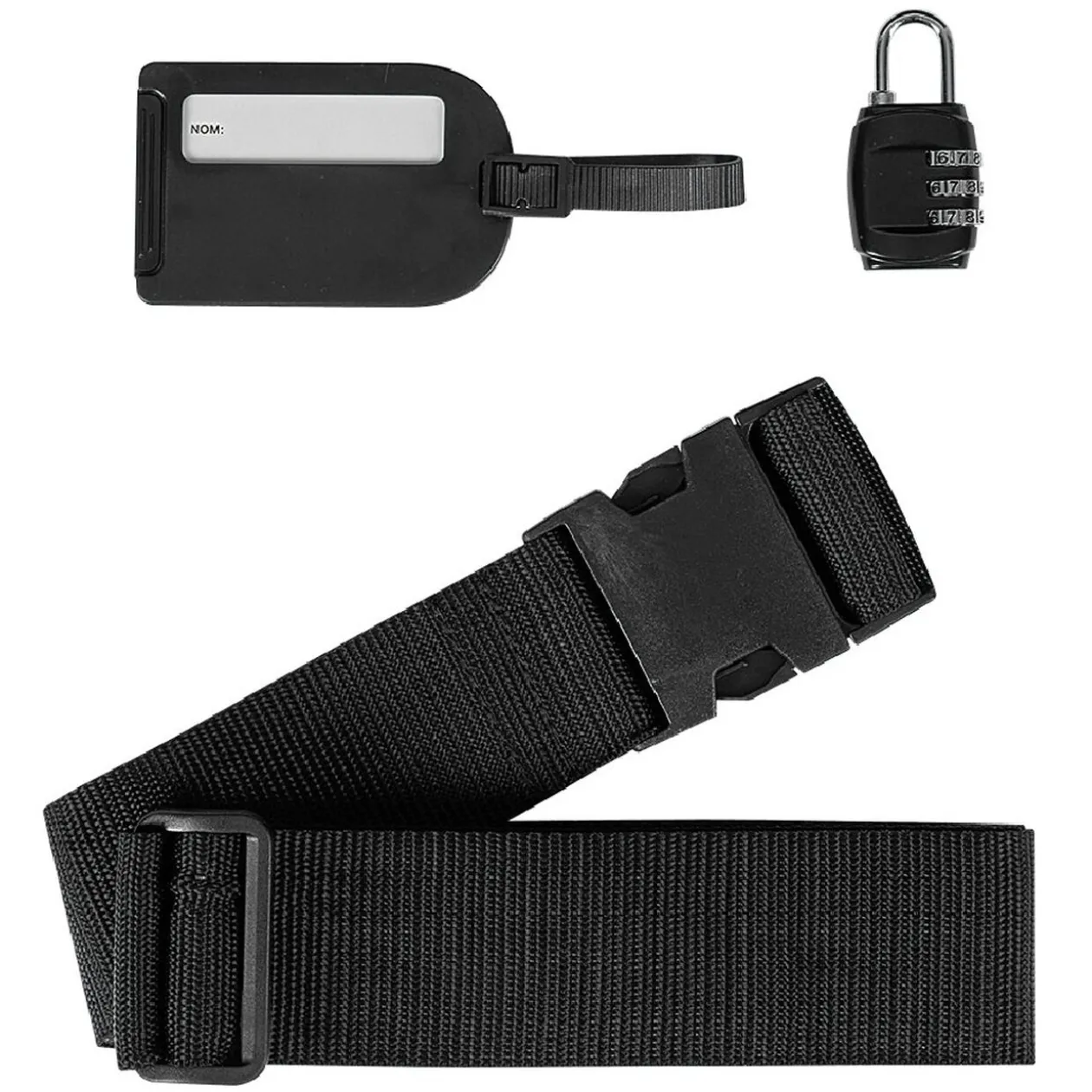 Set de voyage pour valise 3 pièces