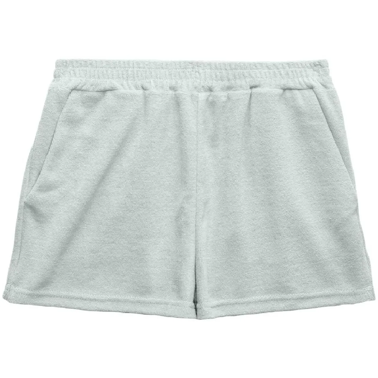 Short Femme tissu éponge gris