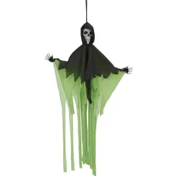 Squelette fluo à suspendre décoration Halloween H40 cm