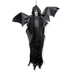 Squelette lumineux et sonore Halloween à suspendre