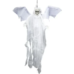 Squelette lumineux et sonore Halloween à suspendre