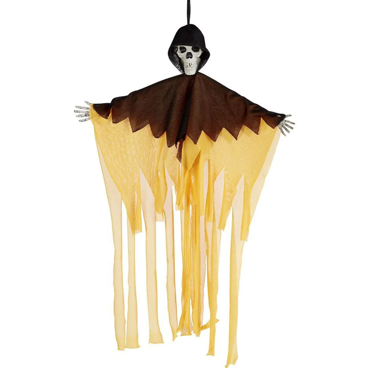 Squelette suspendu fluo Halloween H50cm