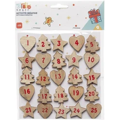 Sticker numero bois x25