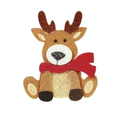 Stickers de Noël renne en feutrine x6