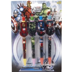 Stylo bille Avengers x4