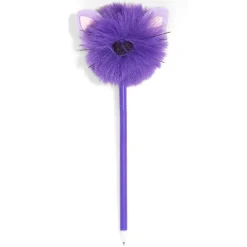 Stylo chat pompon - 3 coloris