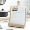 Support livre de cuisine bois