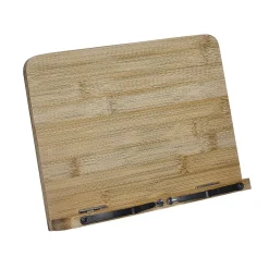 Support livre de recettes ou tablette en bambou