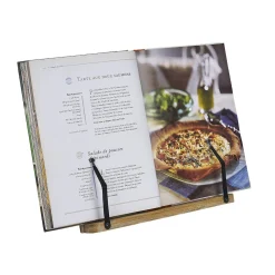 Support livre de recettes ou tablette en bambou
