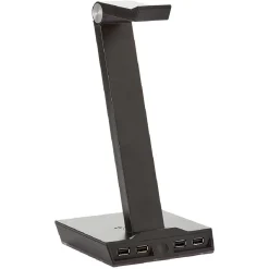 Support pour casque gaming 4 ports USB et LED multicolore