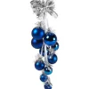 Suspension 10 boules de Noel bleue