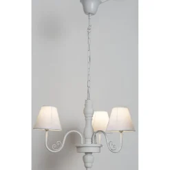 Suspension 3 têtes blanche