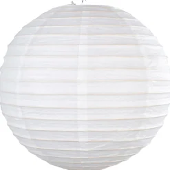 Suspension boule blanche en papier