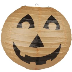 Suspension boule en papier motif Halloween x3