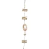 Suspension cloche bois naturel