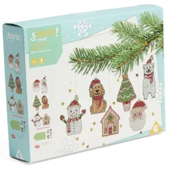 Suspension de Noël diamants à confectionner x6