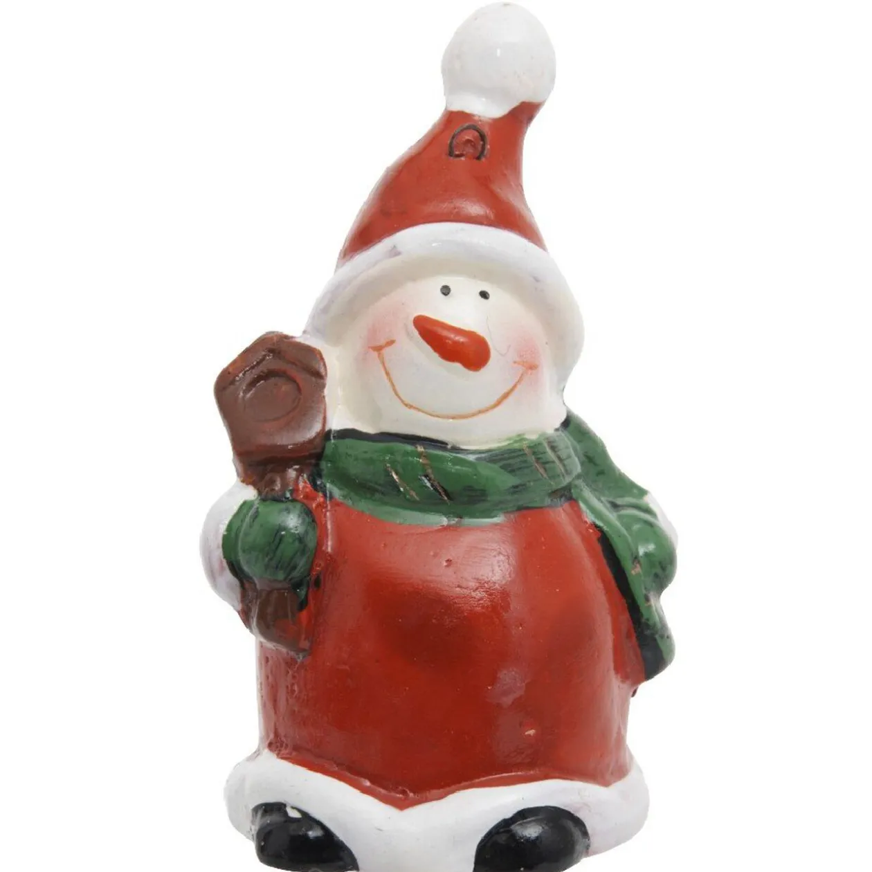 Suspension de Noël personnage vintage rouge blanc