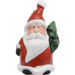 Suspension de Noël personnage vintage rouge blanc