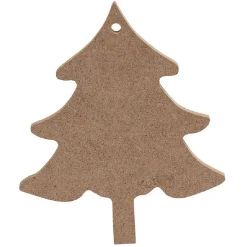 Suspension Noël en papier marron à personnaliser