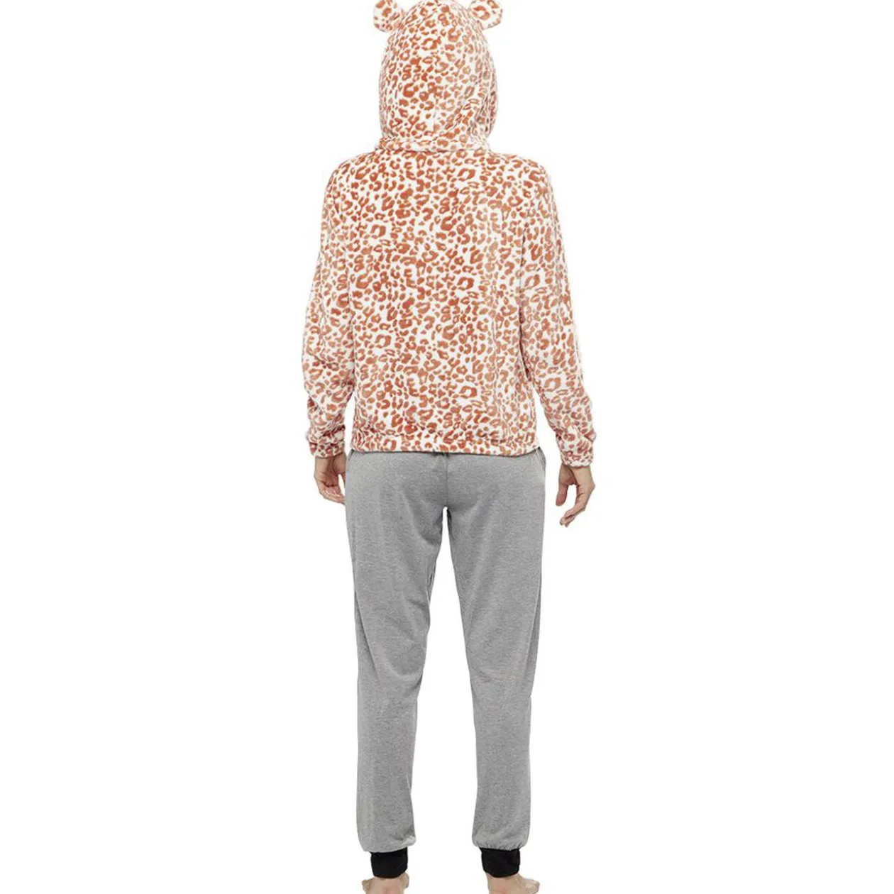 Sweat pyjama léopard pour adulte Taille S/M ou L