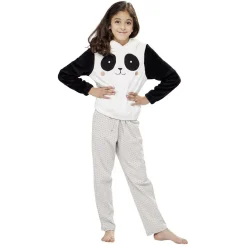 Sweat pyjama panda pour enfant Taille XS/6-8 ans ou 10-12 ans