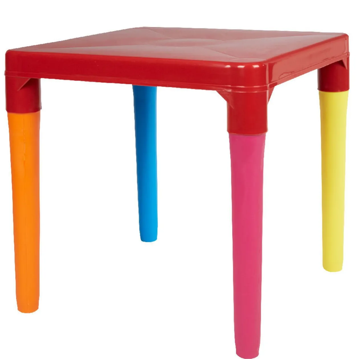 Table enfant multicolore