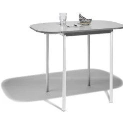 Table Espen gris et blanc