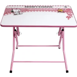 Table et chaise Snoopys Circus rose