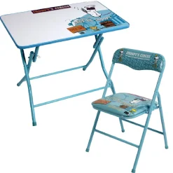 Table et chaise Snoopys Circus bleu