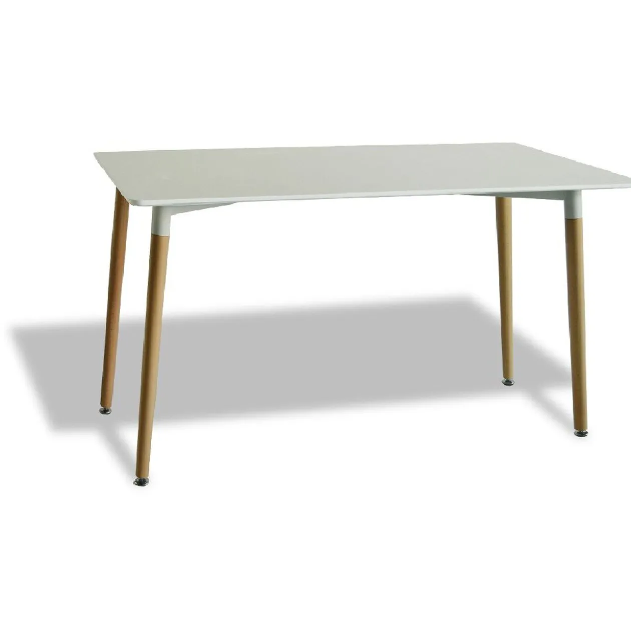 Table repas Bergen blanc 6 couverts