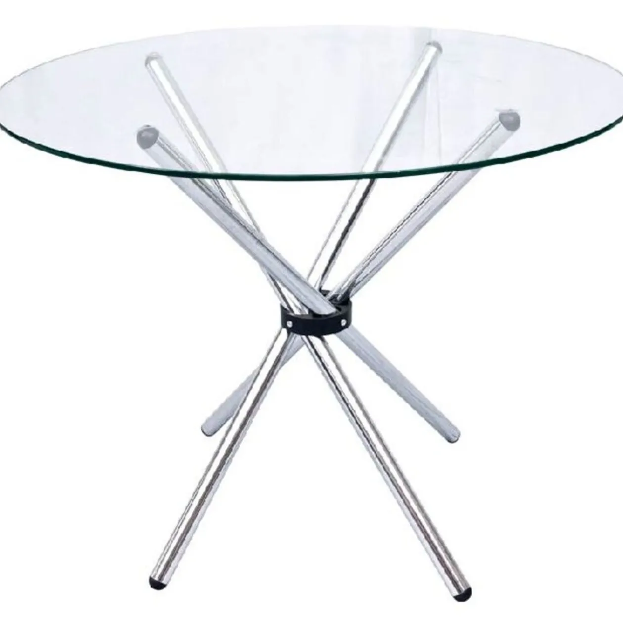 Table ronde transparente Jidoo