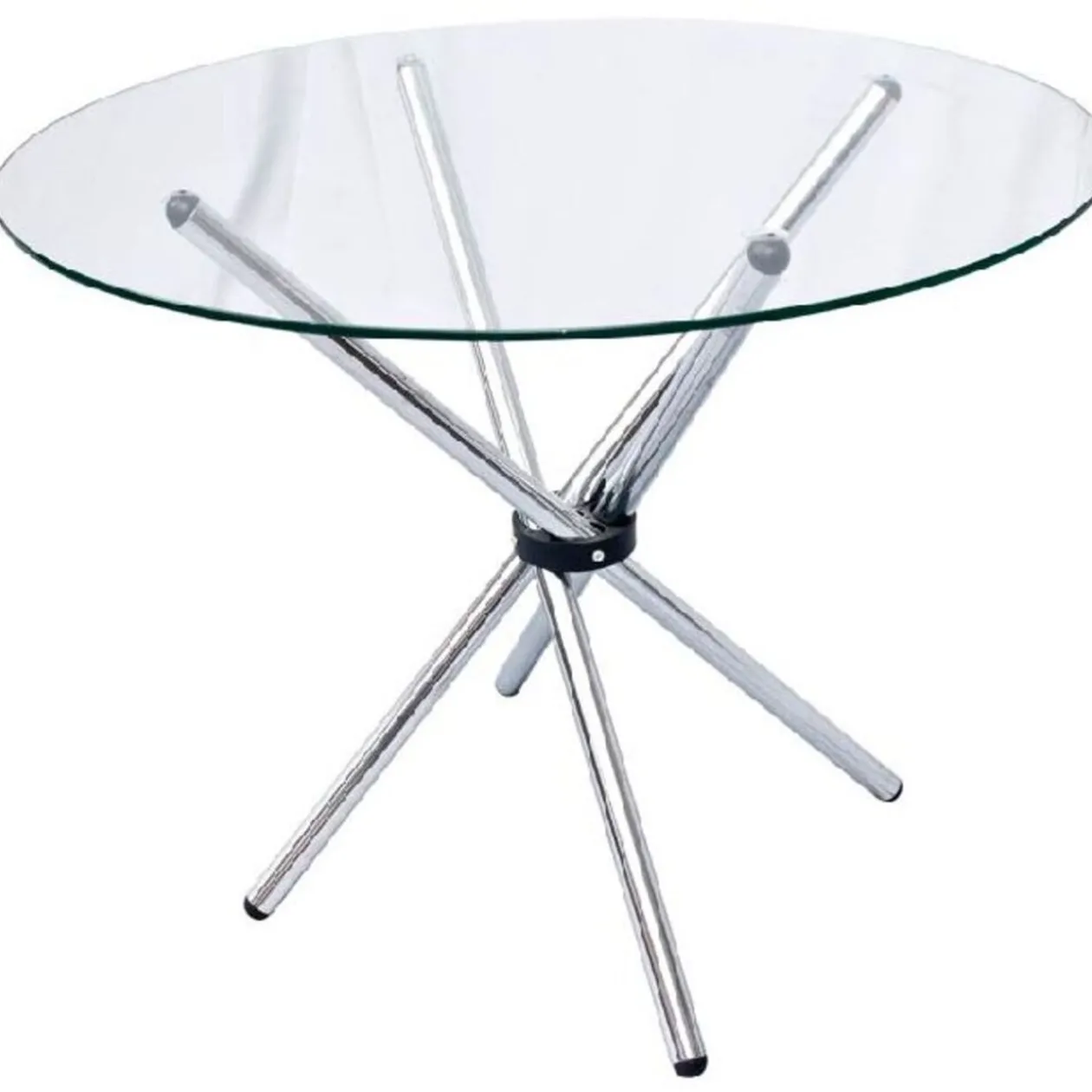 Table ronde transparente Jidoo