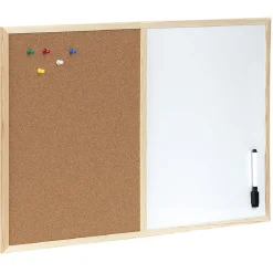 Tableau blanc et liège 2 en 1