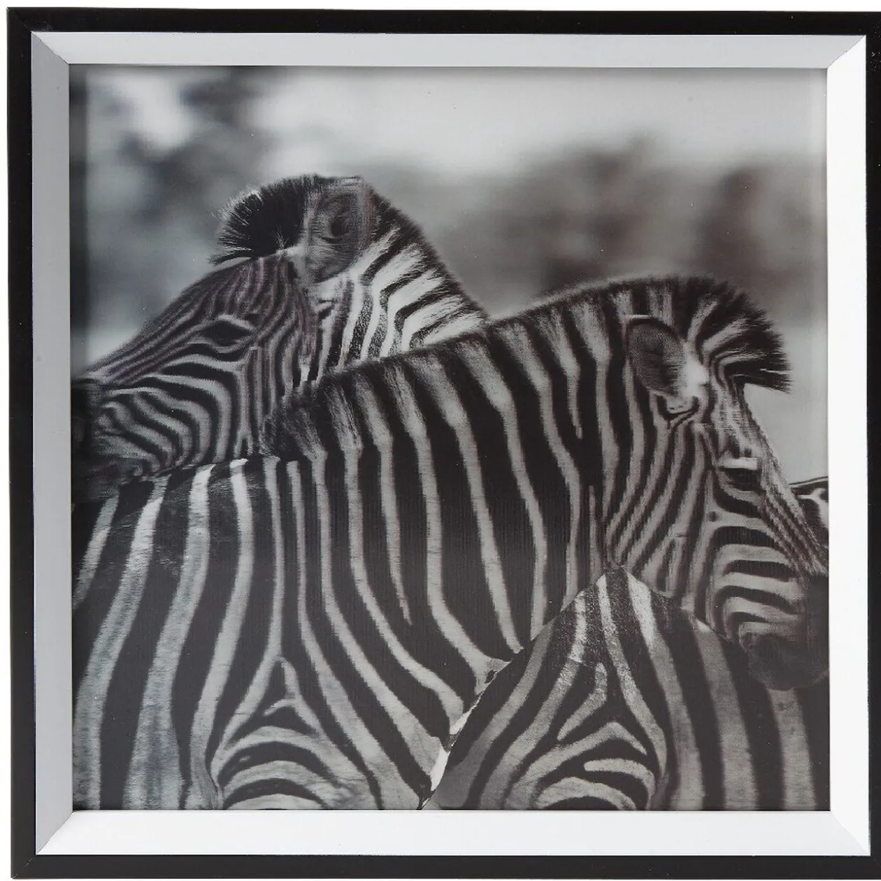 Tableau déco 3D motif zèbres