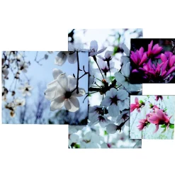 Tableau déco fleurs en relief