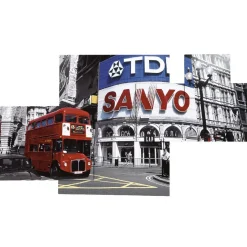 Tableau déco London en relief