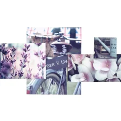 Tableau déco Peace and love en relief