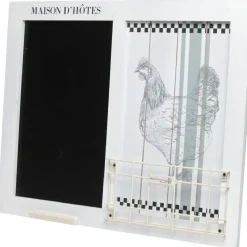 Tableau mémo ardoise design poule Muranu maison d hôtes