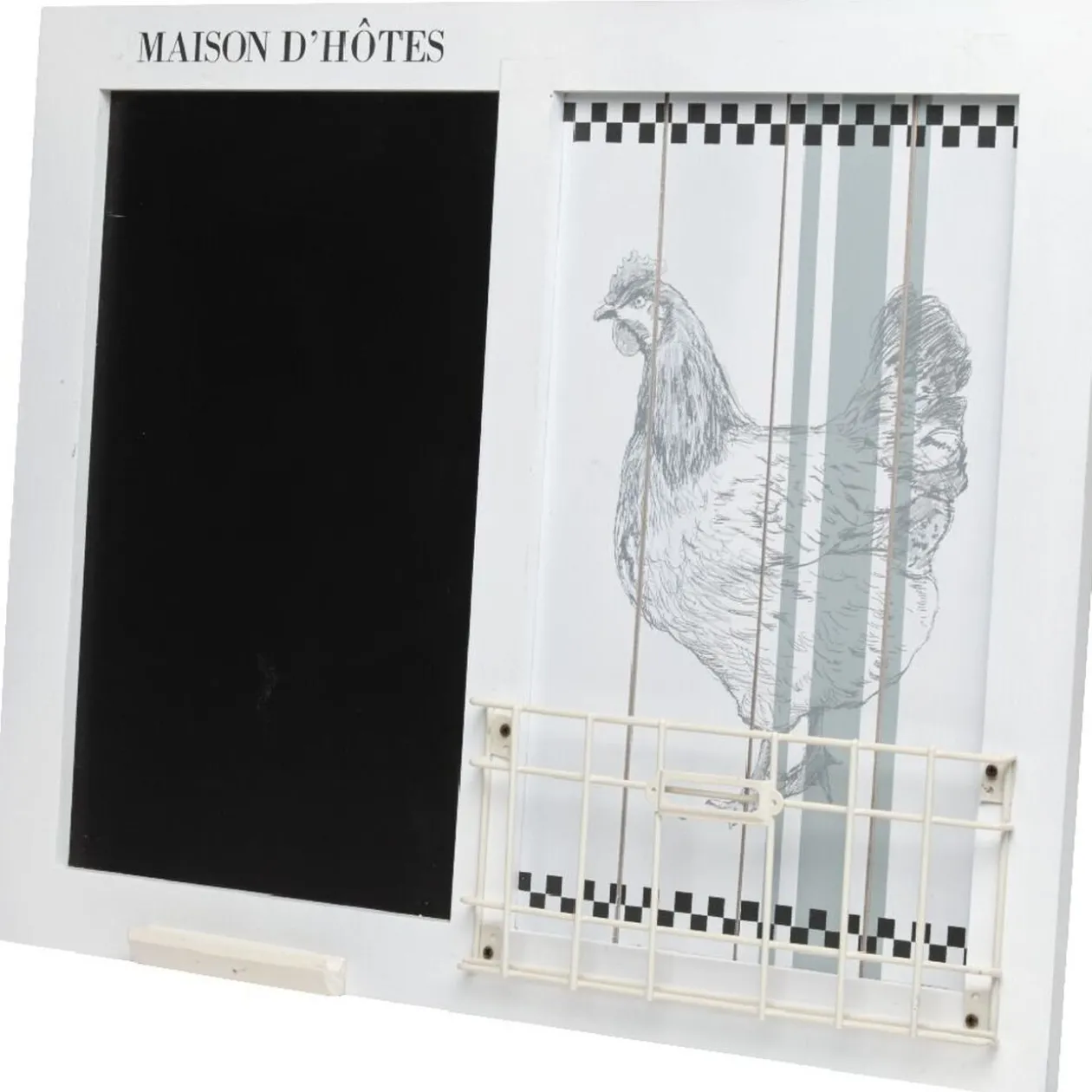 Tableau mémo ardoise design poule Muranu maison d hôtes