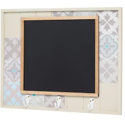 Tableau mémo ardoise et motif carreaux de ciment