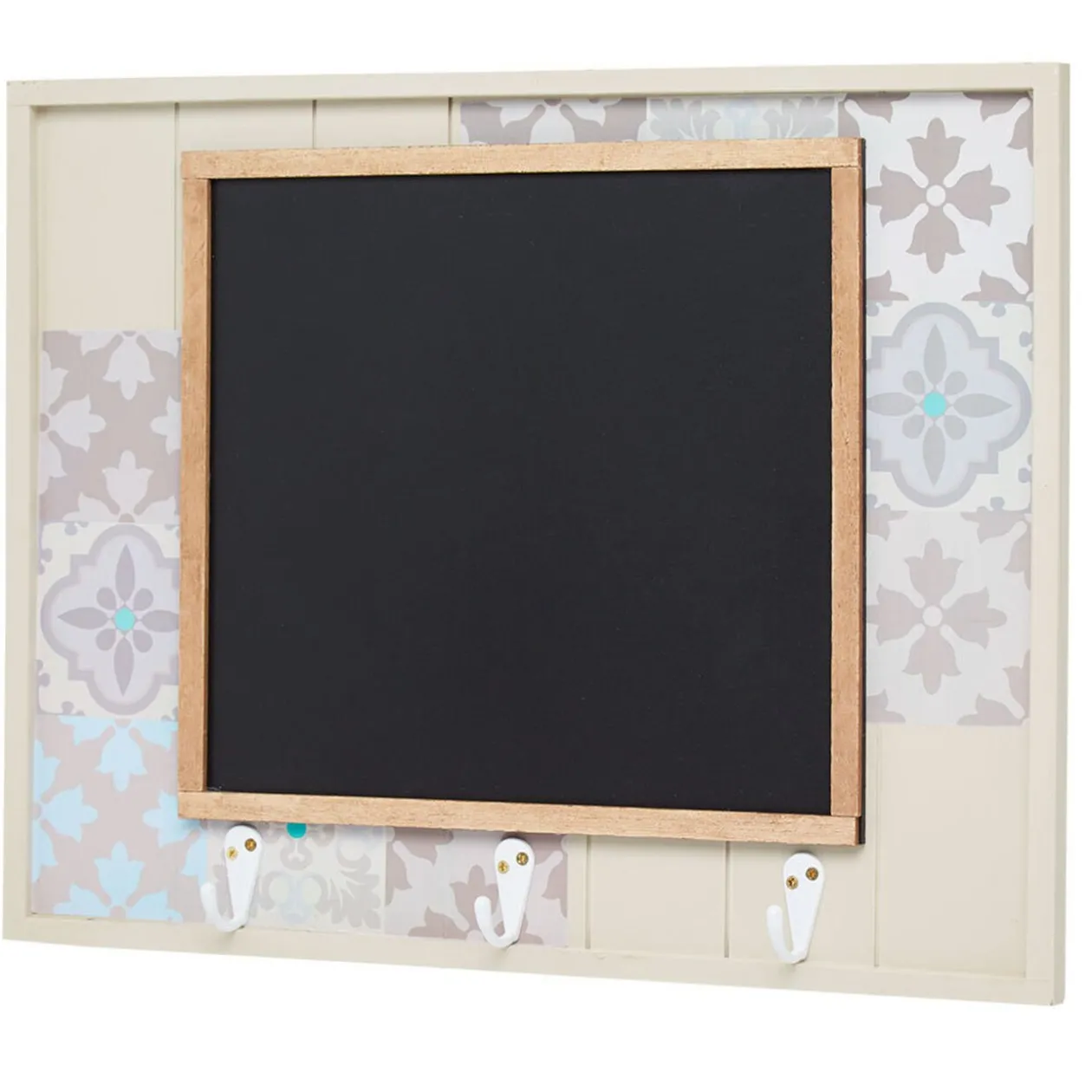 Tableau mémo ardoise et motif carreaux de ciment