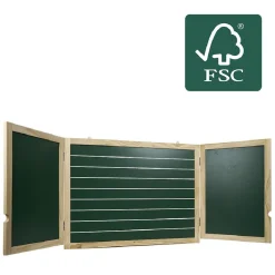 Tableau triptyque en bois certifié FSC®