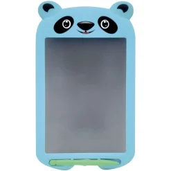 Tablette d'écriture enfant écran LCD forme ours H20cm blanc ou bleu